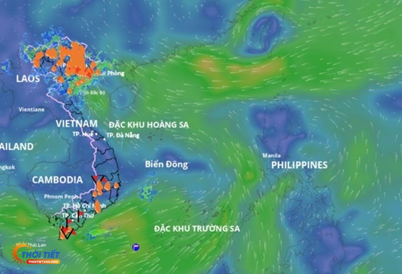 Dự báo thời tiết Nam Định - Ảnh hưởng của đồng bằng và ven biển Dự báo thời tiết Nam Định - Ảnh hưởng của đồng bằng và ven biển